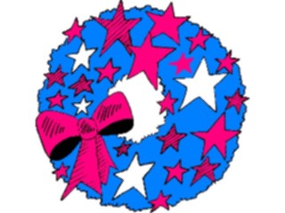 Sticker Custom Preview Image #074573 Holidays Independence Day Wreath