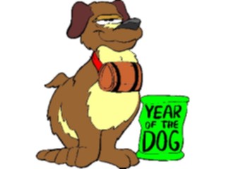 Sticker Custom Preview Image #074618 Holidays International Yearofthe Dog