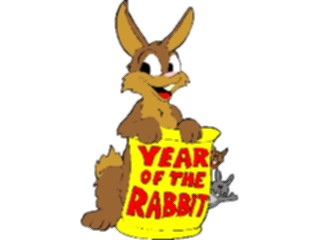 Sticker Custom Preview Image #074625 Holidays International Yearofthe Rabbit