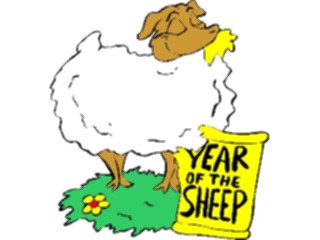 Sticker Custom Preview Image #074628 Holidays International Yearofthe Sheep