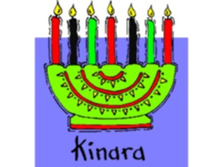 Sticker Custom Preview Image #074644 Holidays Kwanzaa Kinara