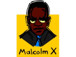 Sticker Custom Preview Image #074649 Holidays Kwanzaa Malcolm X