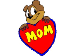 Sticker Custom Preview Image #074660 Holidays Mothers Day Bear Mom