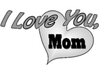 Sticker Custom Preview Image #074679 Holidays Mothers Day I Love You Mom