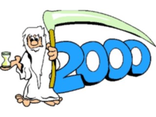 Sticker Custom Preview Image #074711 Holidays New Years Day2000 Father Time