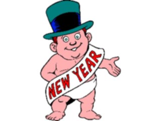 Sticker Custom Preview Image #074719 Holidays New Years Day Baby New Year07