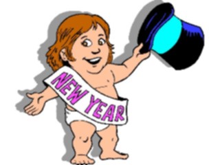 Sticker Custom Preview Image #074720 Holidays New Years Day Baby New Year08