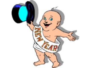 Sticker Custom Preview Image #074721 Holidays New Years Day Baby New Year09