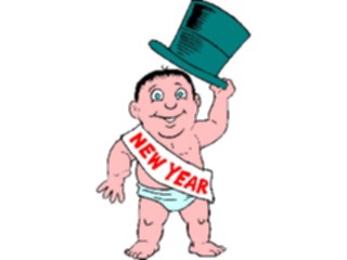 Sticker Custom Preview Image #074729 Holidays New Years Day Baby New Year17