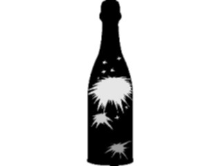 Sticker Custom Preview Image #074740 Holidays New Years Day Champagne3