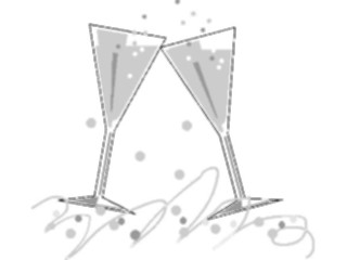 Sticker Custom Preview Image #074749 Holidays New Years Day Cocktailsand Confetti2