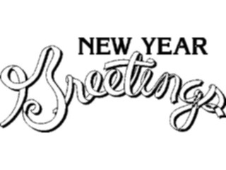 Sticker Custom Preview Image #074822 Holidays New Years Day New Year Greetings