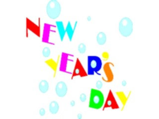 Sticker Custom Preview Image #074828 Holidays New Years Day New Years Day