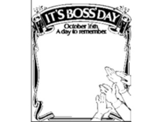 Sticker Custom Preview Image #074854 Holidays Other Boss Day Frame1