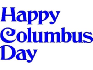 Sticker Custom Preview Image #074863 Holidays Other Columbus Day Happy