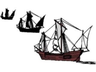 Sticker Custom Preview Image #074870 Holidays Other Columbus Ships2