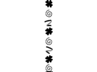 Sticker Custom Preview Image #074970 Holidays St Patricks Day Four Leaf Clover Border