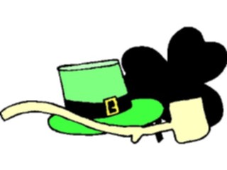 Sticker Custom Preview Image #074992 Holidays St Patricks Day Hat Pipe