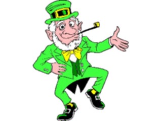 Sticker Custom Preview Image #075034 Holidays St Patricks Day Leprechaun Dancing1