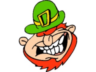 Sticker Custom Preview Image #075041 Holidays St Patricks Day Leprechaun Laughing