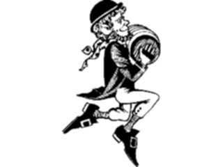 Sticker Custom Preview Image #075050 Holidays St Patricks Day Leprechaunwith Accordion1