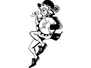 Sticker Custom Preview Image #075059 Holidays St Patricks Day Leprechaunwith Drum