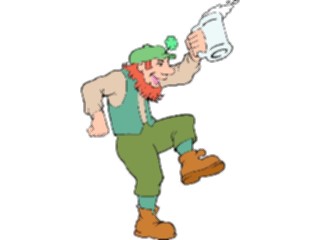 Sticker Custom Preview Image #075072 Holidays St Patricks Day Man Dancing1