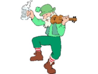 Sticker Custom Preview Image #075073 Holidays St Patricks Day Man Dancing2