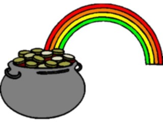 Sticker Custom Preview Image #075095 Holidays St Patricks Day Potof Gold14
