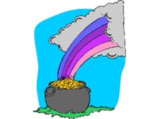 Sticker Custom Preview Image #075103 Holidays St Patricks Day Potof Gold22