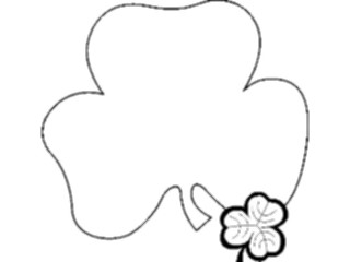 Sticker Custom Preview Image #075154 Holidays St Patricks Day Shamrock Frame2