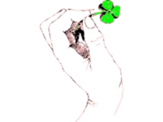 Sticker Custom Preview Image #075164 Holidays St Patricks Day Shamrockin Hand