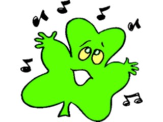 Sticker Custom Preview Image #075167 Holidays St Patricks Day Shamrock Singing