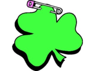Sticker Custom Preview Image #075168 Holidays St Patricks Day Shamrockwith Pin