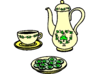 Sticker Custom Preview Image #075192 Holidays St Patricks Day Tea Service