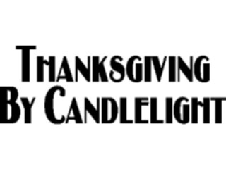 Sticker Custom Preview Image #075200 Holidays Thanksgiving By Candlelight Title