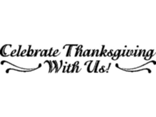 Sticker Custom Preview Image #075203 Holidays Thanksgiving Celebrate Thanksgiving