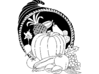 Sticker Custom Preview Image #075213 Holidays Thanksgiving Cornucopia03