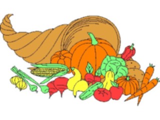 Sticker Custom Preview Image #075220 Holidays Thanksgiving Cornucopia10