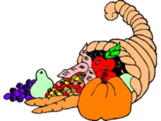 Sticker Custom Preview Image #075223 Holidays Thanksgiving Cornucopia13