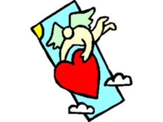 Sticker Custom Preview Image #075422 Holidays Valentines Day Angel Heart09