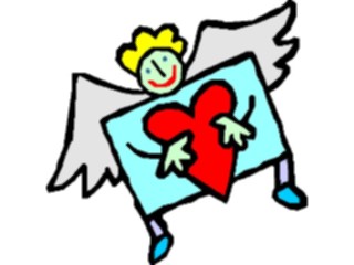 Sticker Custom Preview Image #075424 Holidays Valentines Day Angel Heart11