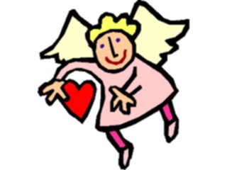 Sticker Custom Preview Image #075429 Holidays Valentines Day Angel Heart16