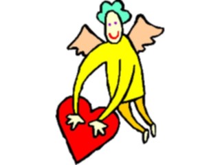 Sticker Custom Preview Image #075431 Holidays Valentines Day Angel Heart18