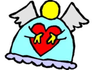 Sticker Custom Preview Image #075433 Holidays Valentines Day Angel Heart20