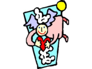 Sticker Custom Preview Image #075440 Holidays Valentines Day Angel Heart27