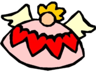 Sticker Custom Preview Image #075452 Holidays Valentines Day Angel Heart Cut Outs3