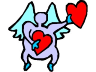 Sticker Custom Preview Image #075455 Holidays Valentines Day Angel Hearts2