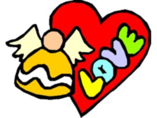 Sticker Custom Preview Image #075461 Holidays Valentines Day Angel Love02