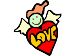 Sticker Custom Preview Image #075465 Holidays Valentines Day Angel Love06